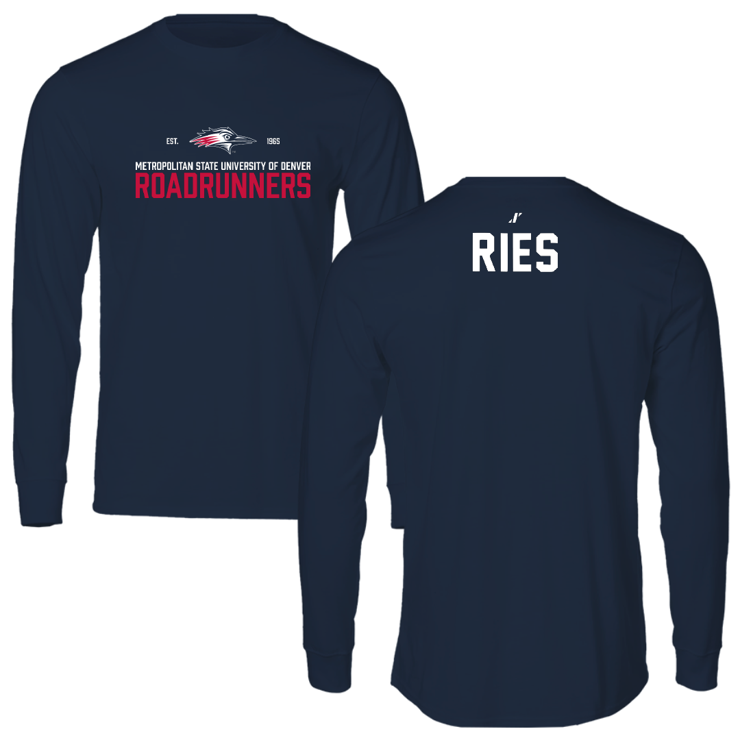 Metropolitan State University of Denver TF and XC Navy General Long Sleeve - Maya Ries