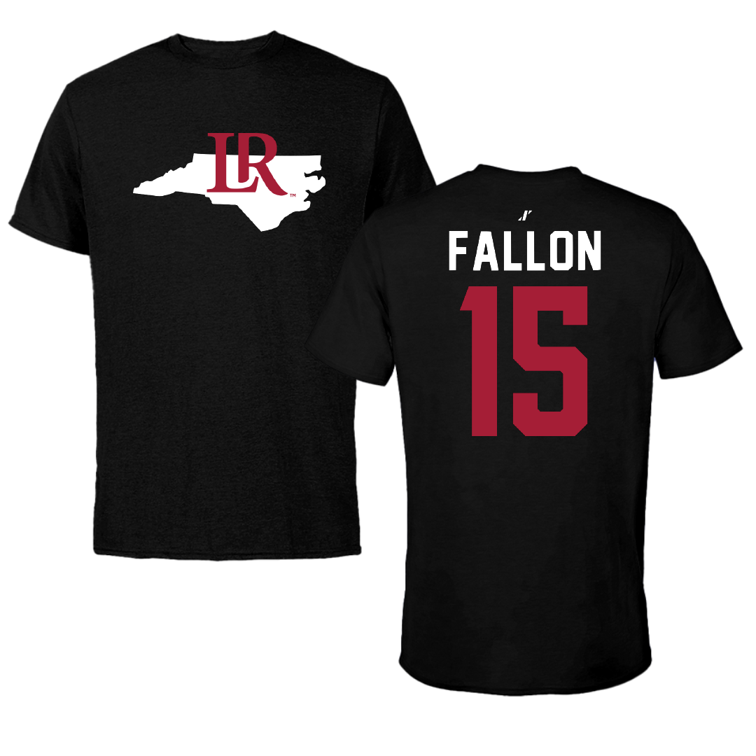 Lenoir-Rhyne University Soccer Black State Performance Tee - #15 Connor Fallon