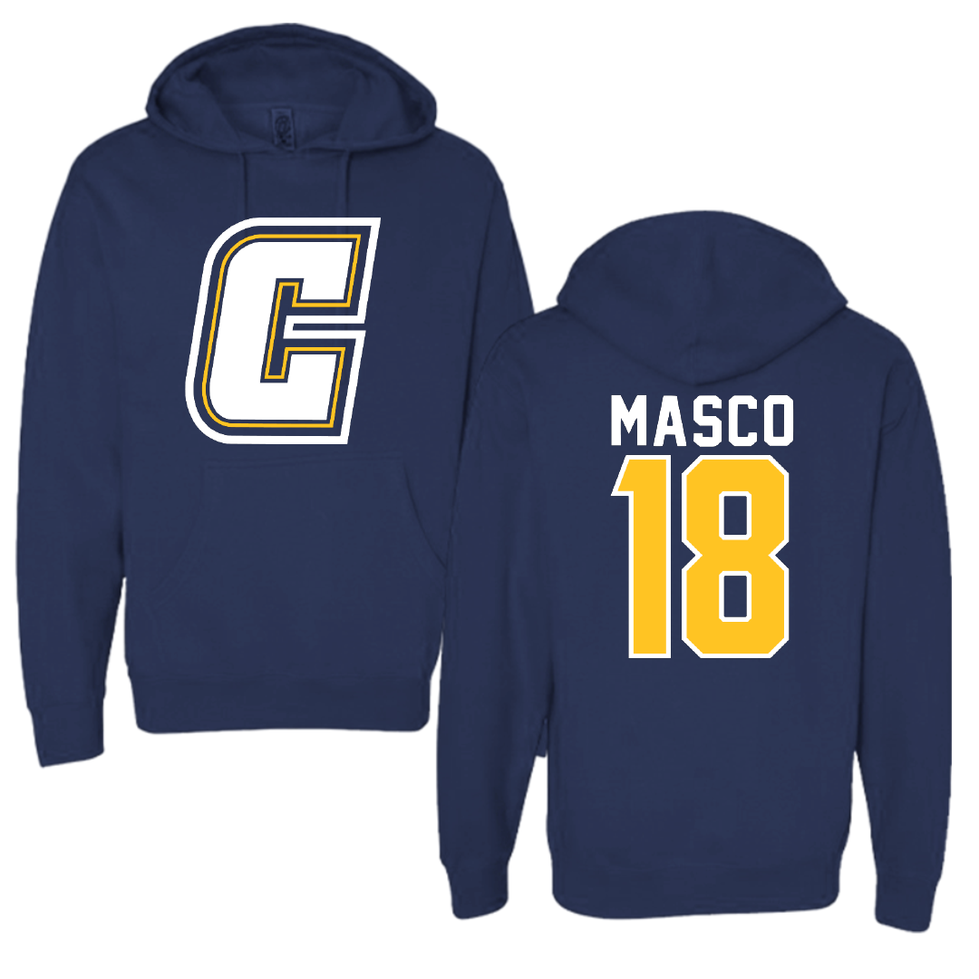 Coker University Acrobatics & Tumbling Navy Hoodie - #18 Kylie Masco
