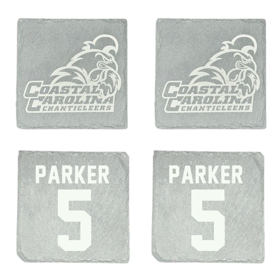 Coastal Carolina University Lacrosse Stone Coaster (4 Pack)  - #5 Ella Parker