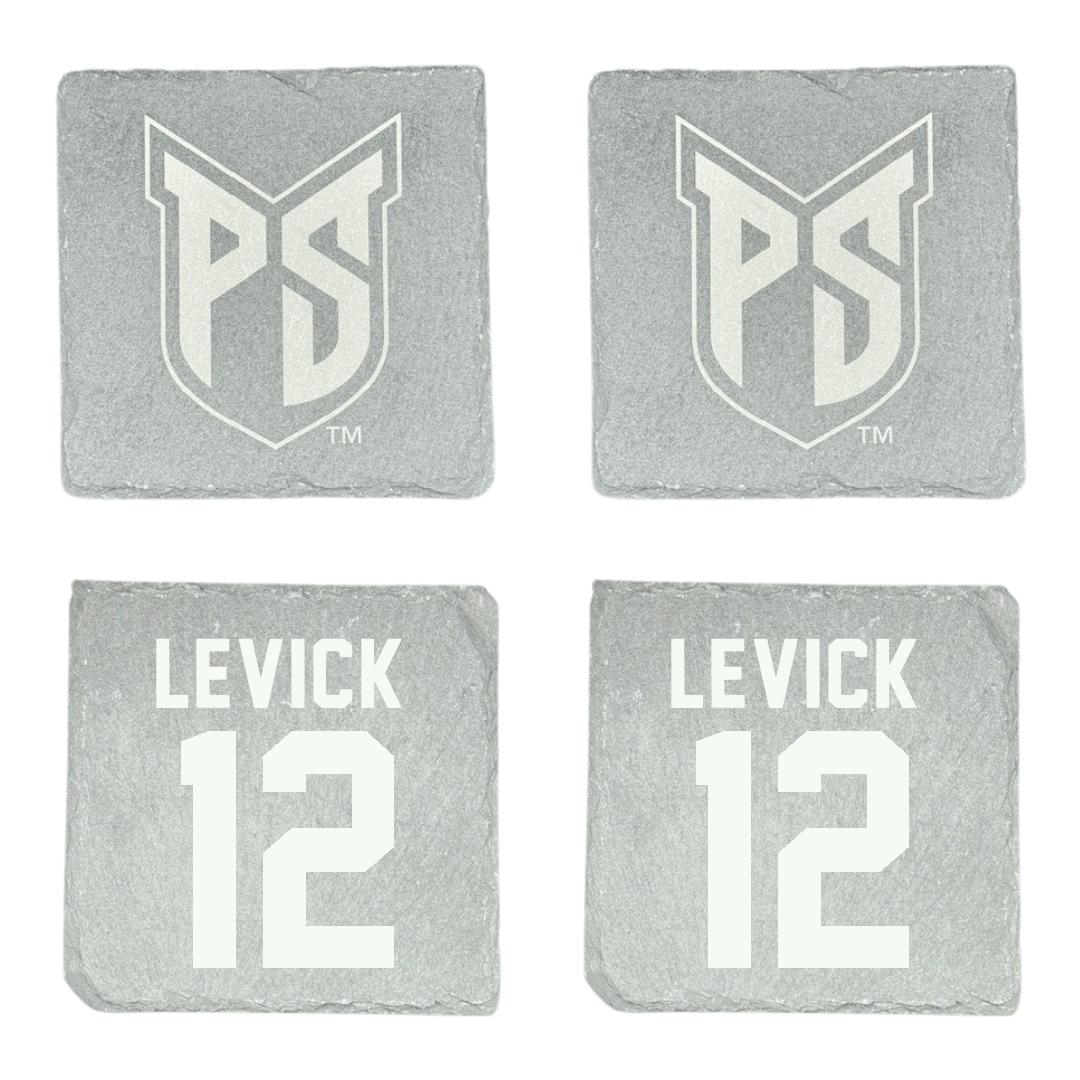 Portland State University Volleyball Stone Coaster (4 Pack)  - #12 Elisabeth Levick