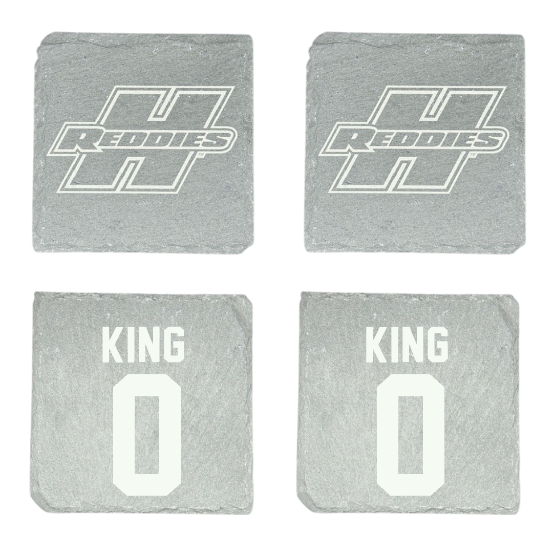 Henderson State University Basketball Stone Coaster (4 Pack)  - #0 Clarence King