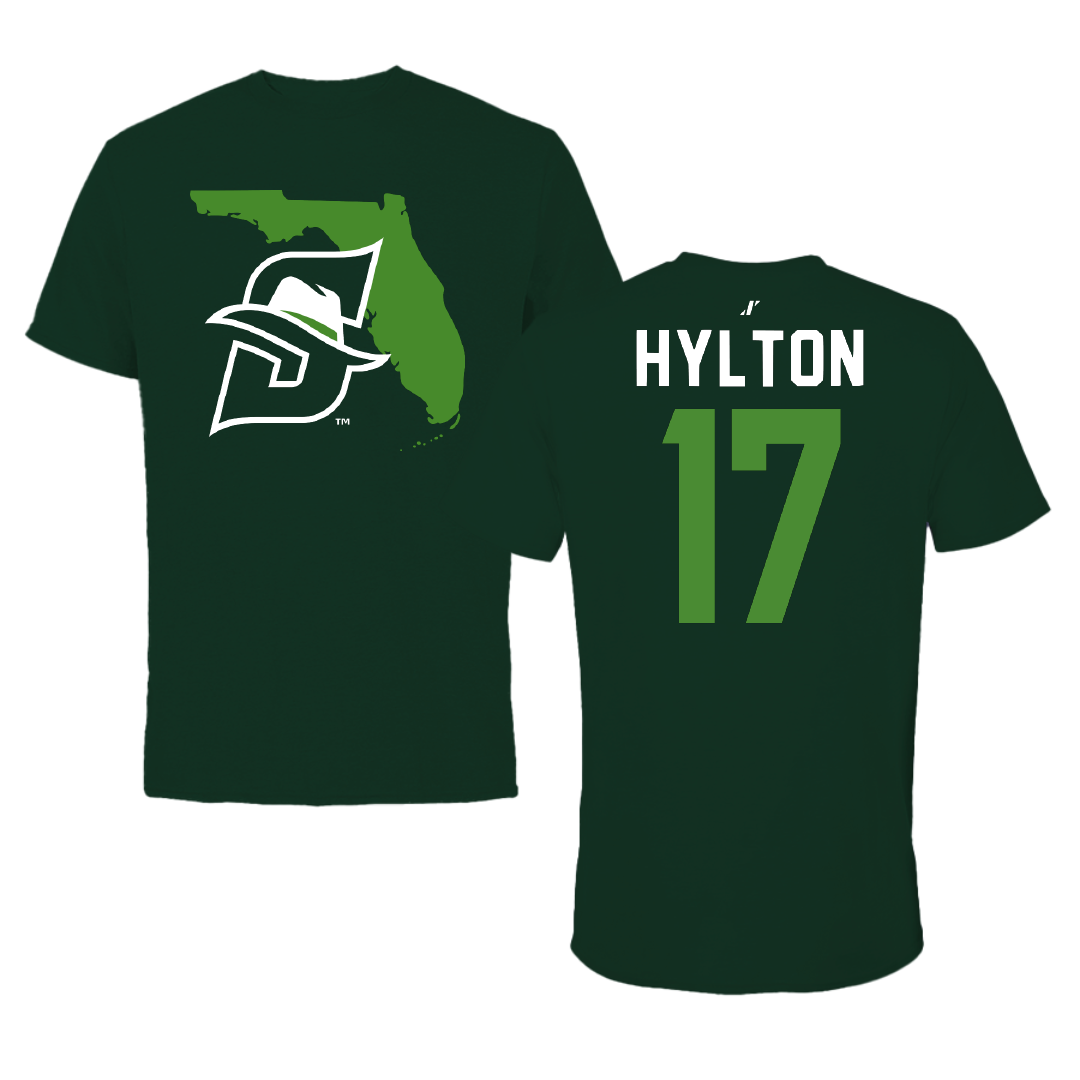 Stetson University Baseball Forest Green State Tee - #17 Jayden Hylton