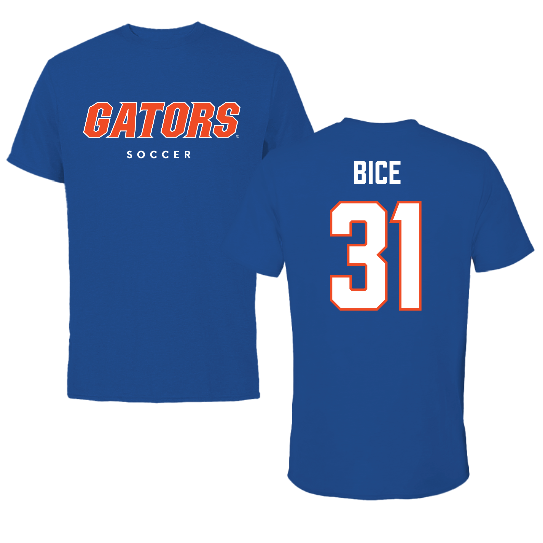 University of Florida Soccer True Royal Performance Tee - #31 Paris Bice