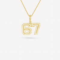 Gold Presidents Pendant and Chain - #67 Jordan Rosas