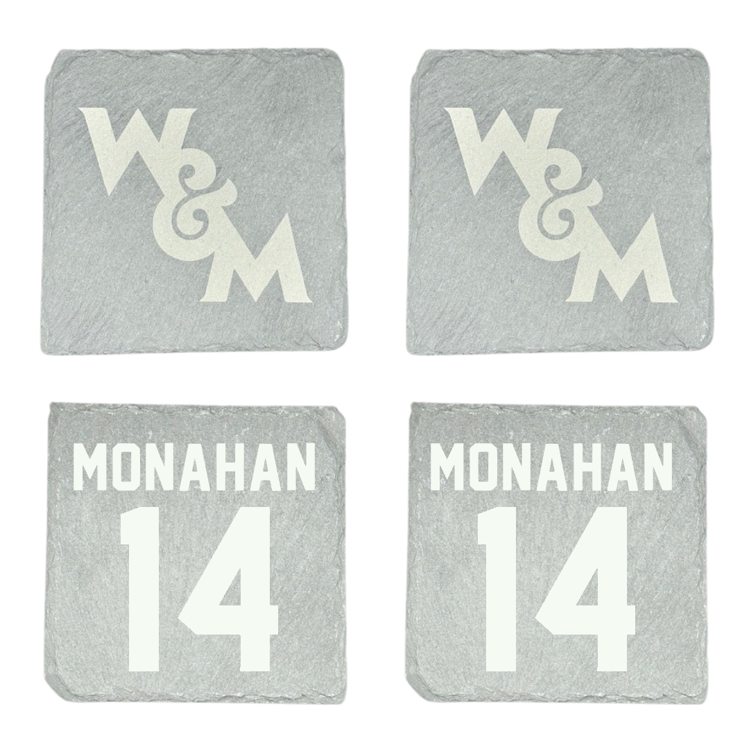 William & Mary Volleyball Stone Coaster (4 Pack)  - #14 Madison Monahan