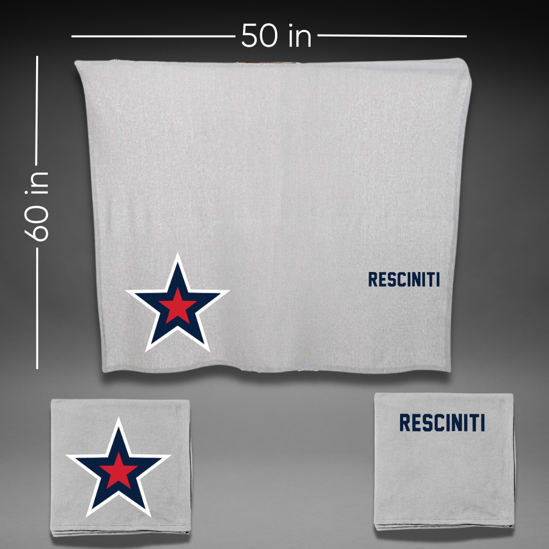 Robert Morris University TF and XC Gray Blanket - Madelyn Resciniti
