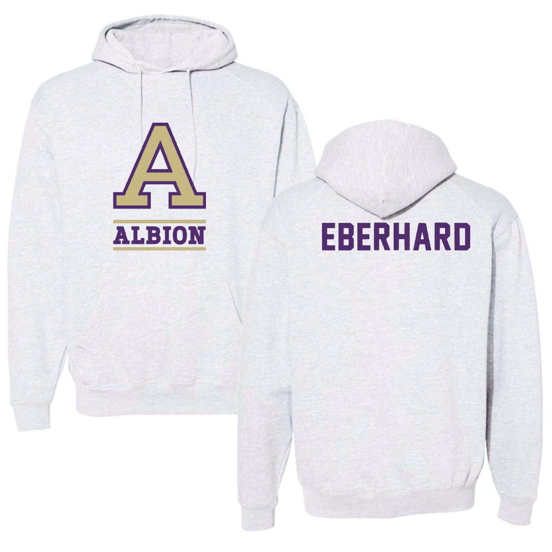 Albion College Wrestling Gray Hoodie - Koen Eberhard