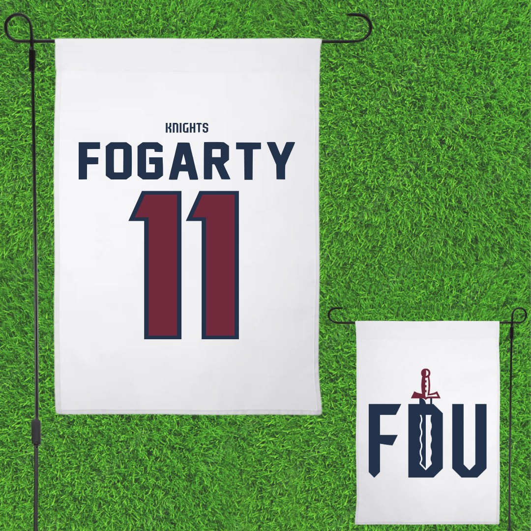 Fairleigh Dickinson University-Metropolitan Campus Bowling White Garden Flag - #11 Emily Fogarty