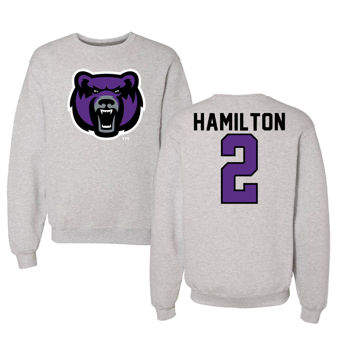 University of Central Arkansas Volleyball Gray Crewneck - #2 Trinity Hamilton