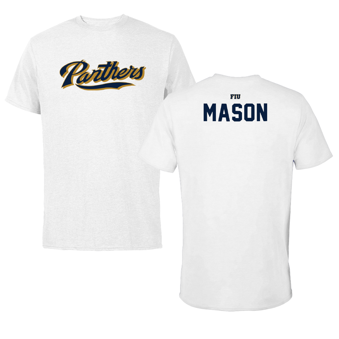 Florida International University Golf White Tee - Salysa Mason