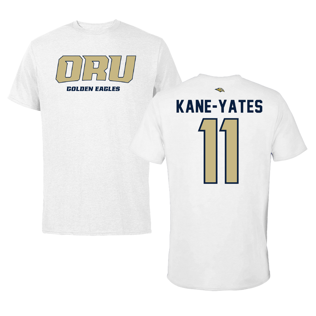 Oral Roberts University Baseball White Performance Tee - #11 Wailele Kane-Yates