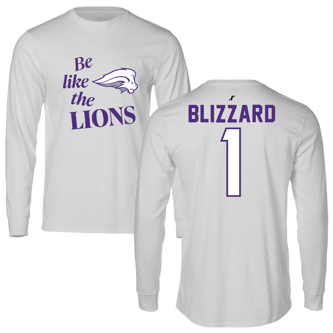 Nelson University Softball Light Gray Be Like Us Long Sleeve - #1 Macie Blizzard