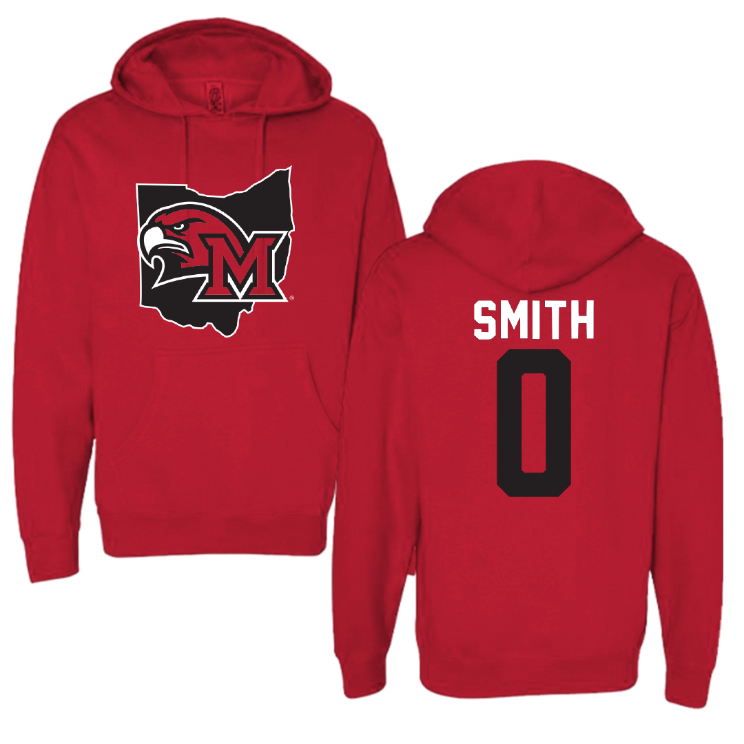 Miami University (Ohio) Soccer Red State Hoodie - #0 Ella Smith