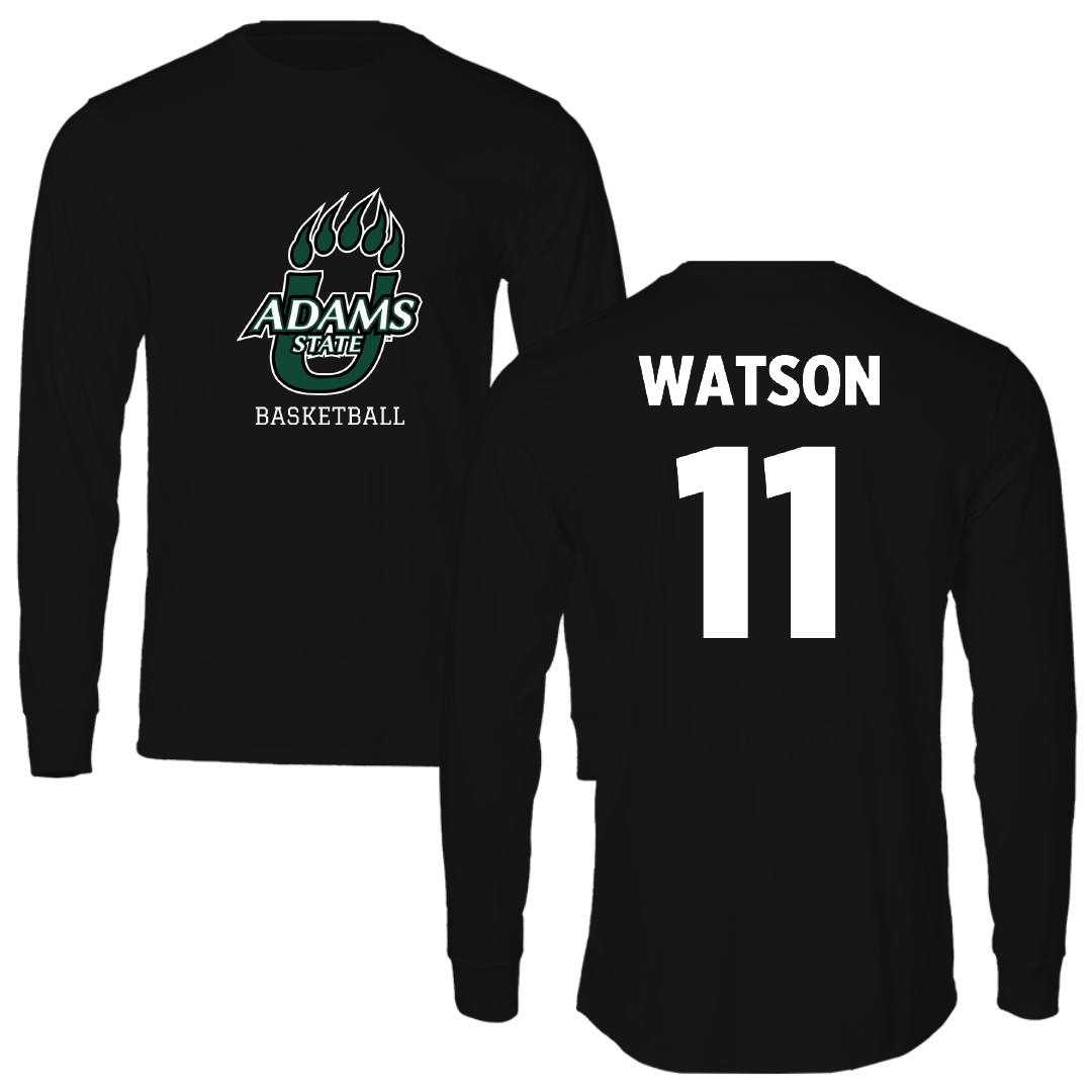 Adams State University Basketball Black State Performance Long Sleeve - #11 Elaina Watson