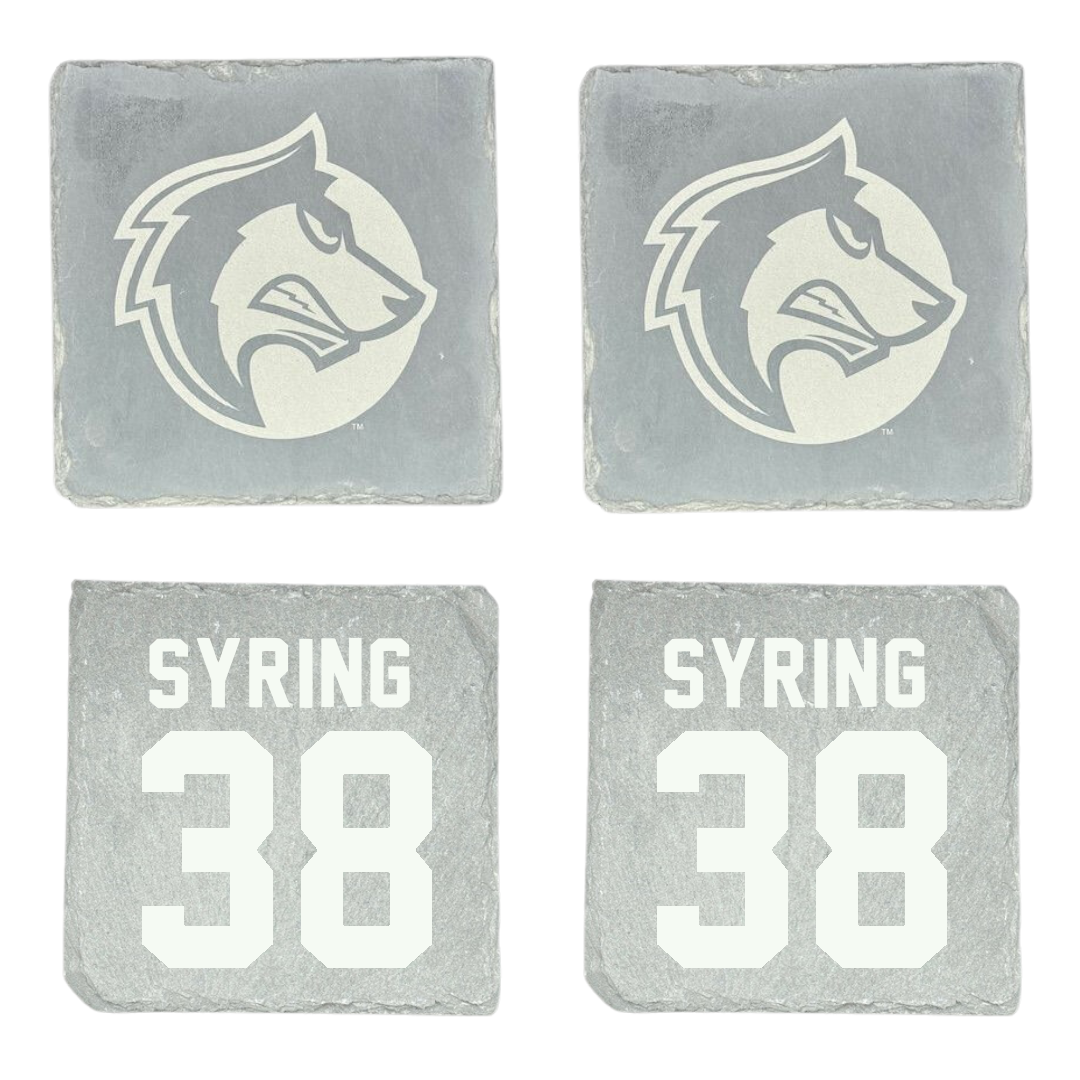 Colorado State University-Pueblo Baseball Stone Coaster (4 Pack)  - #38 Coleson Syring