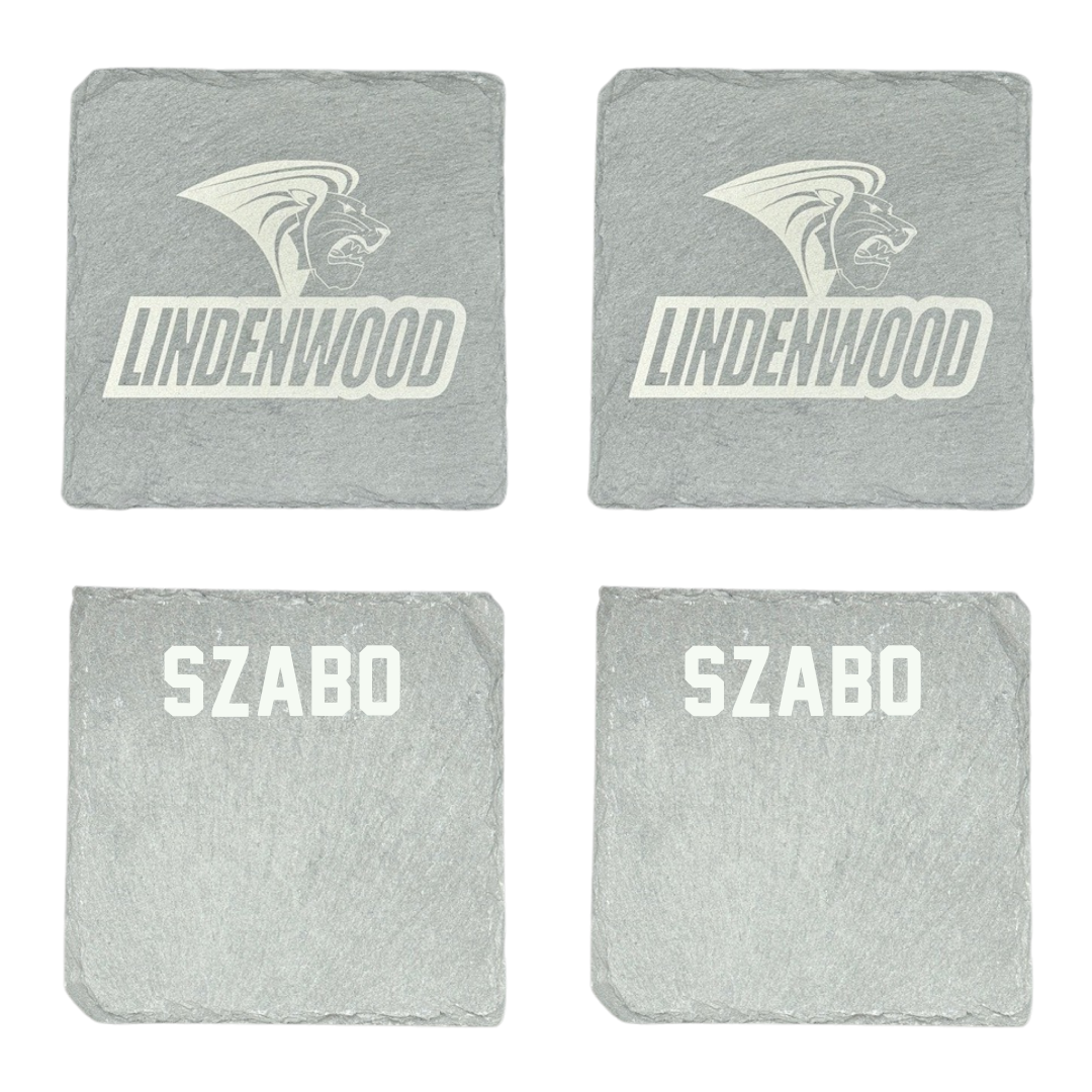 Lindenwood University Rugby Stone Coaster (4 Pack)  - Lydia Szabo
