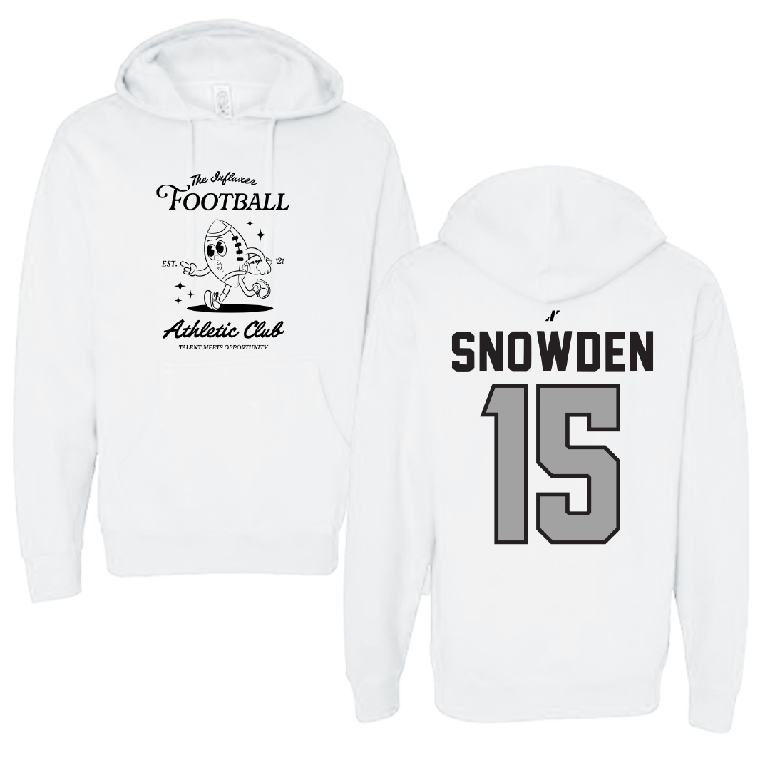 Football White Influxer Athletic Club Hoodie - #15 TJ Snowden