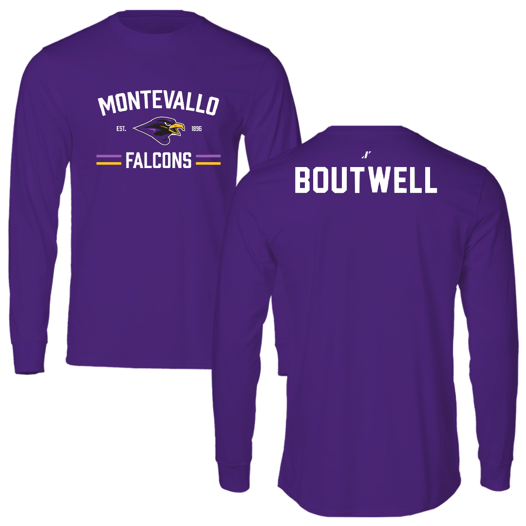 University of Montevallo Golf Purple General Long Sleeve - Eric Boutwell