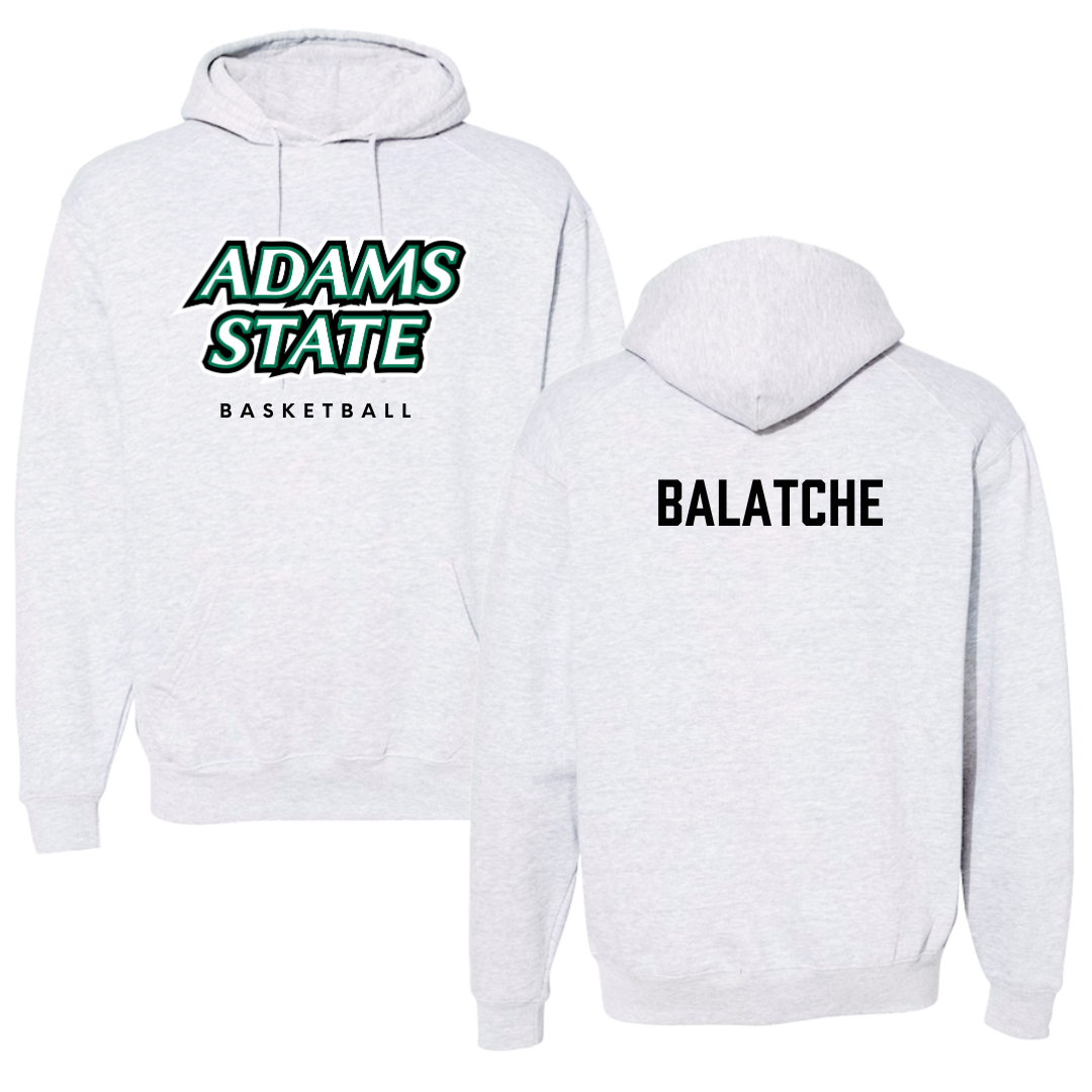 Adams State University Basketball Gray Block Hoodie - Duncan Balatche