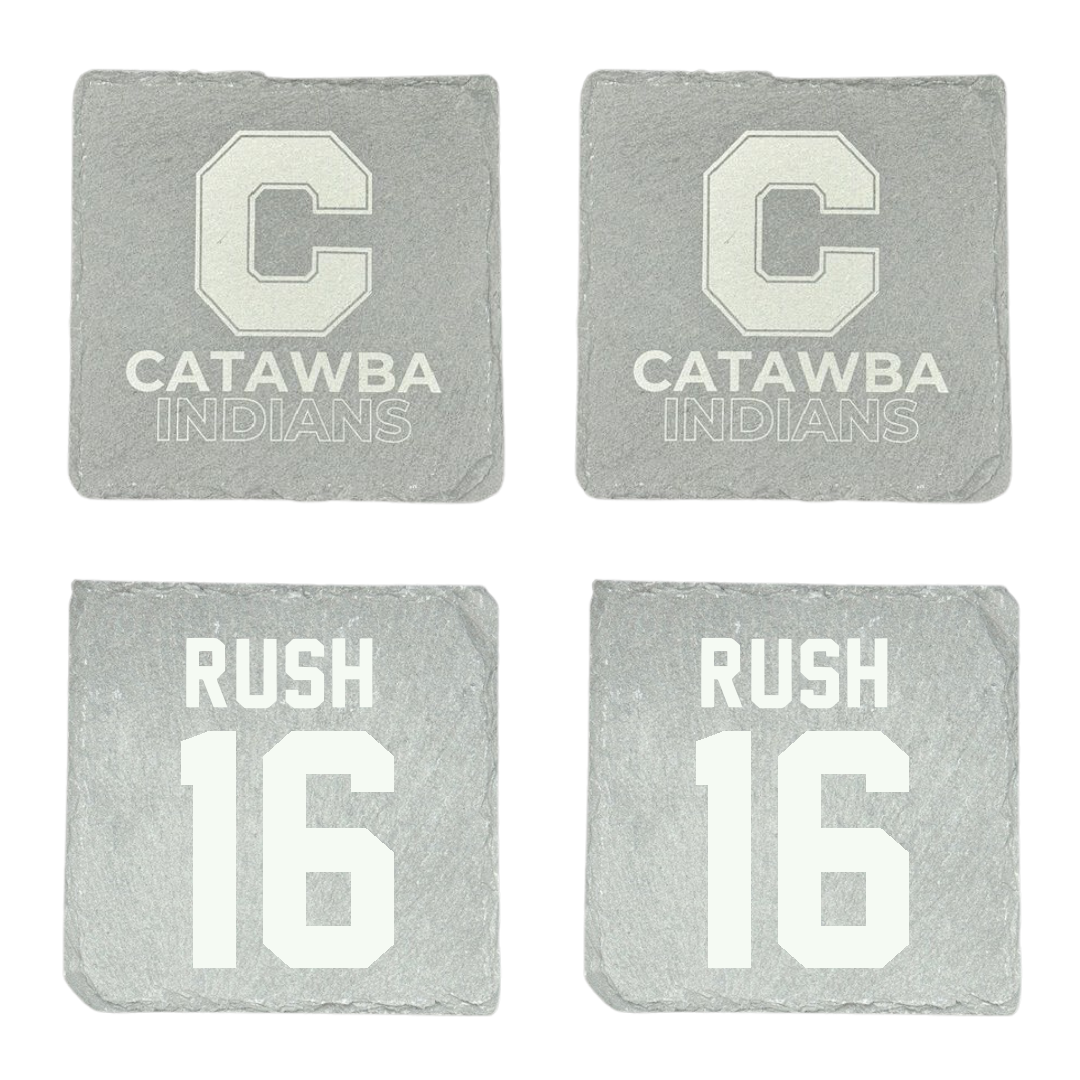 Catawba College Soccer Stone Coaster (4 Pack)  - #16 Avery Rush