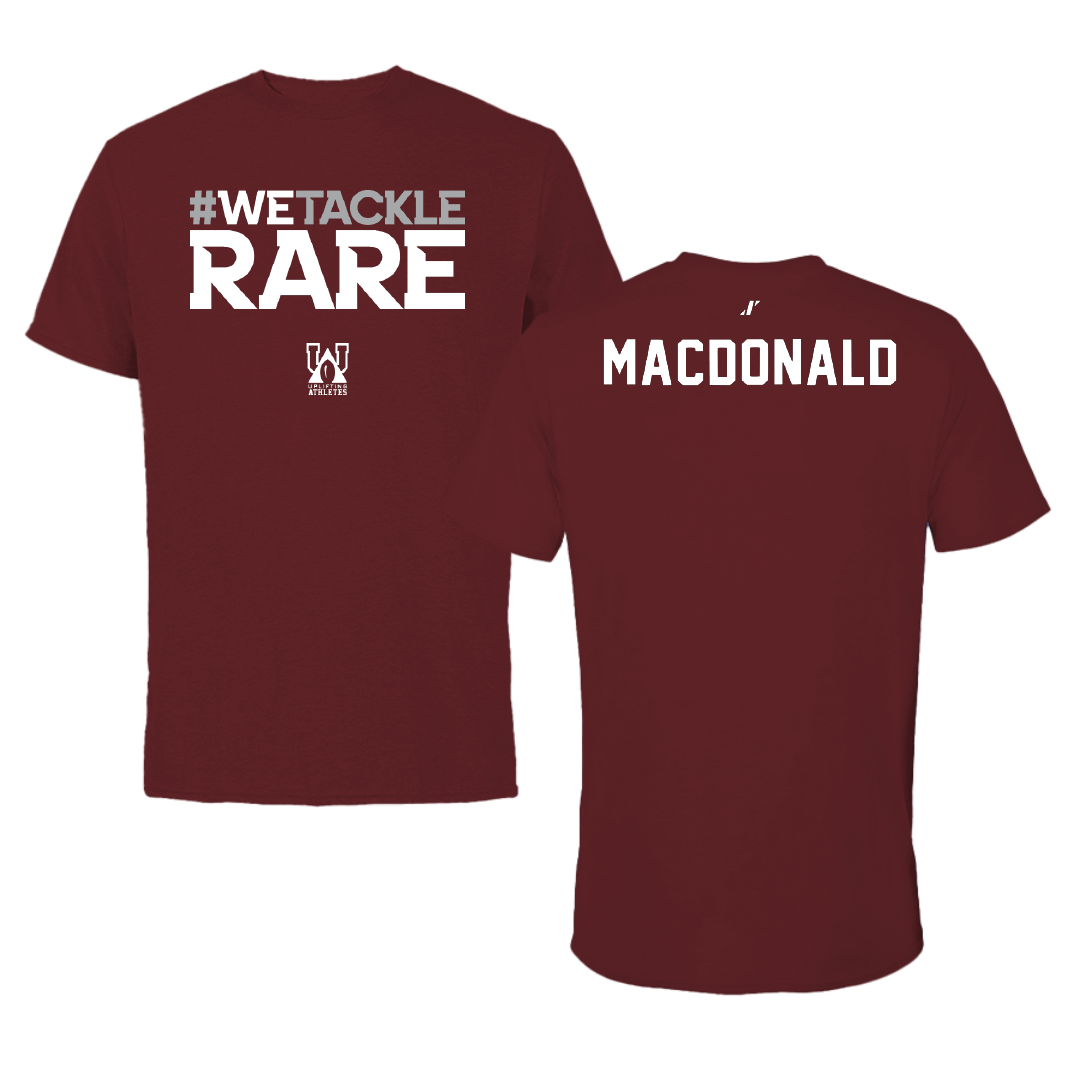 Fordham University Cheer Maroon Uplifting Athletes Tee - Cara MacDonald