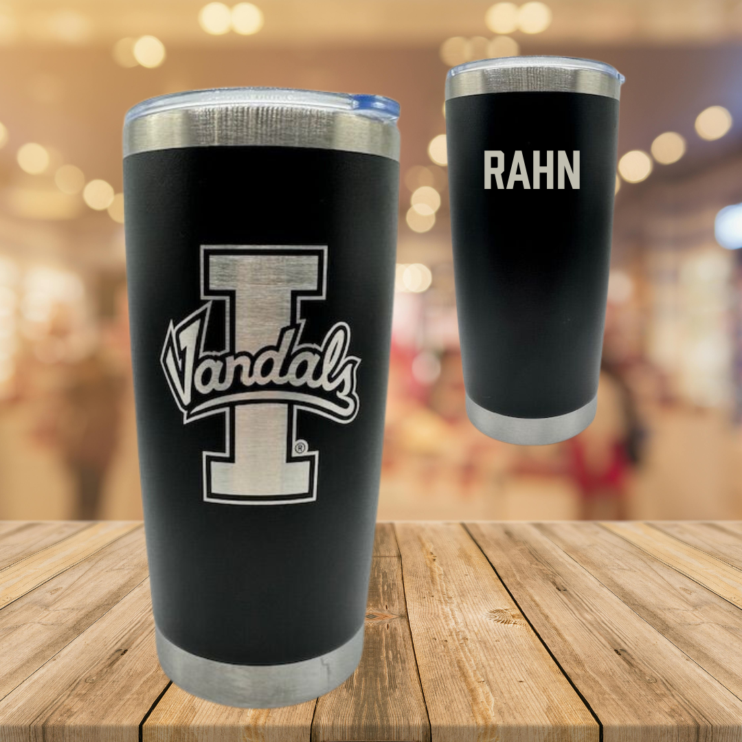 University of Idaho Swimming & Diving Black Stainless Steel Tumbler - Bethany Rahn
