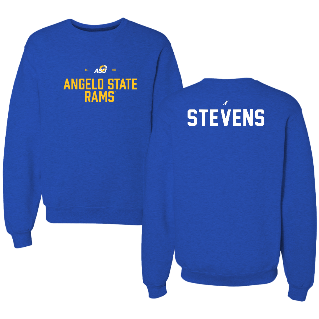 Angelo State University Golf Blue General Crewneck - Lacey Stevens
