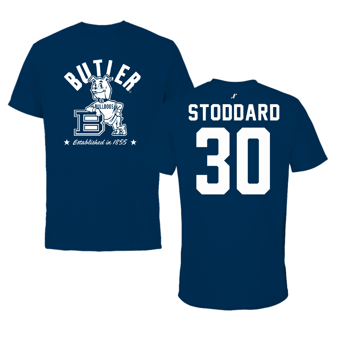 Butler University Basketball Navy General Performance Tee - #30 Abigail Stoddard