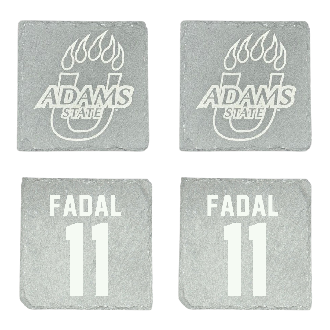 Adams State University Basketball Stone Coaster (4 Pack)  - #11 Austin Fadal