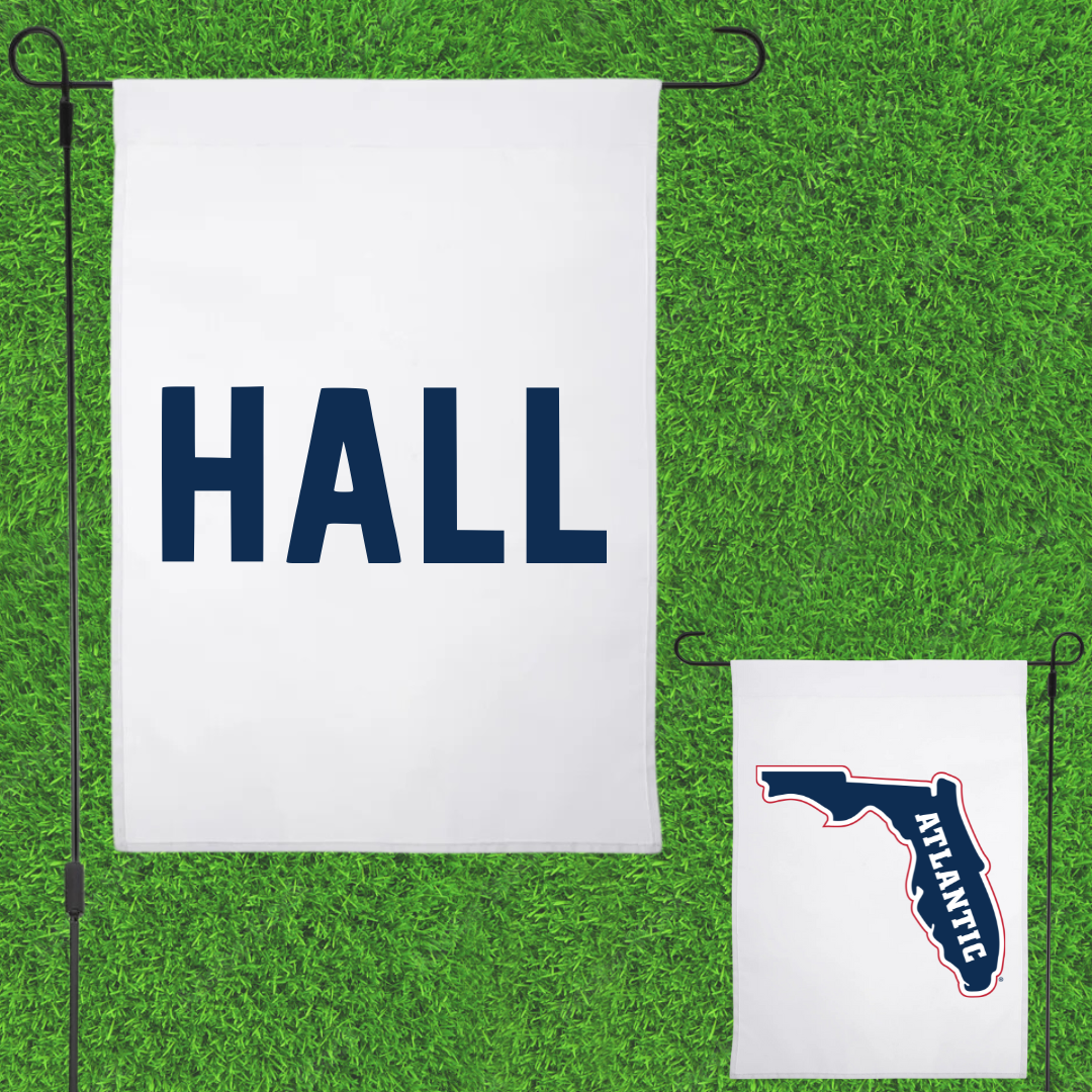 Florida Atlantic University Cheer White Garden Flag - Ashley Hall