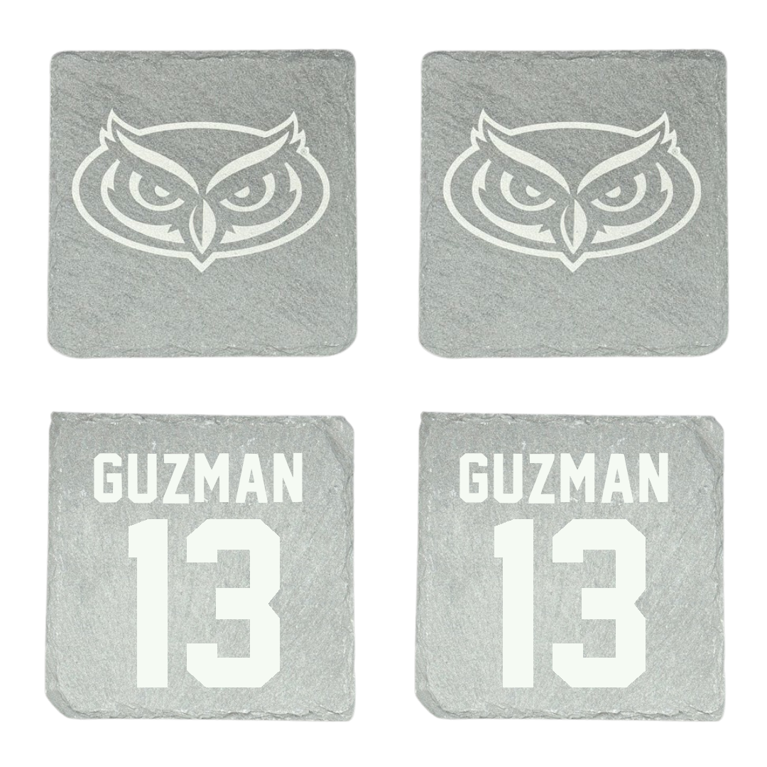 Florida Atlantic University Softball Stone Coaster (4 Pack)  - #13 Yani Guzman