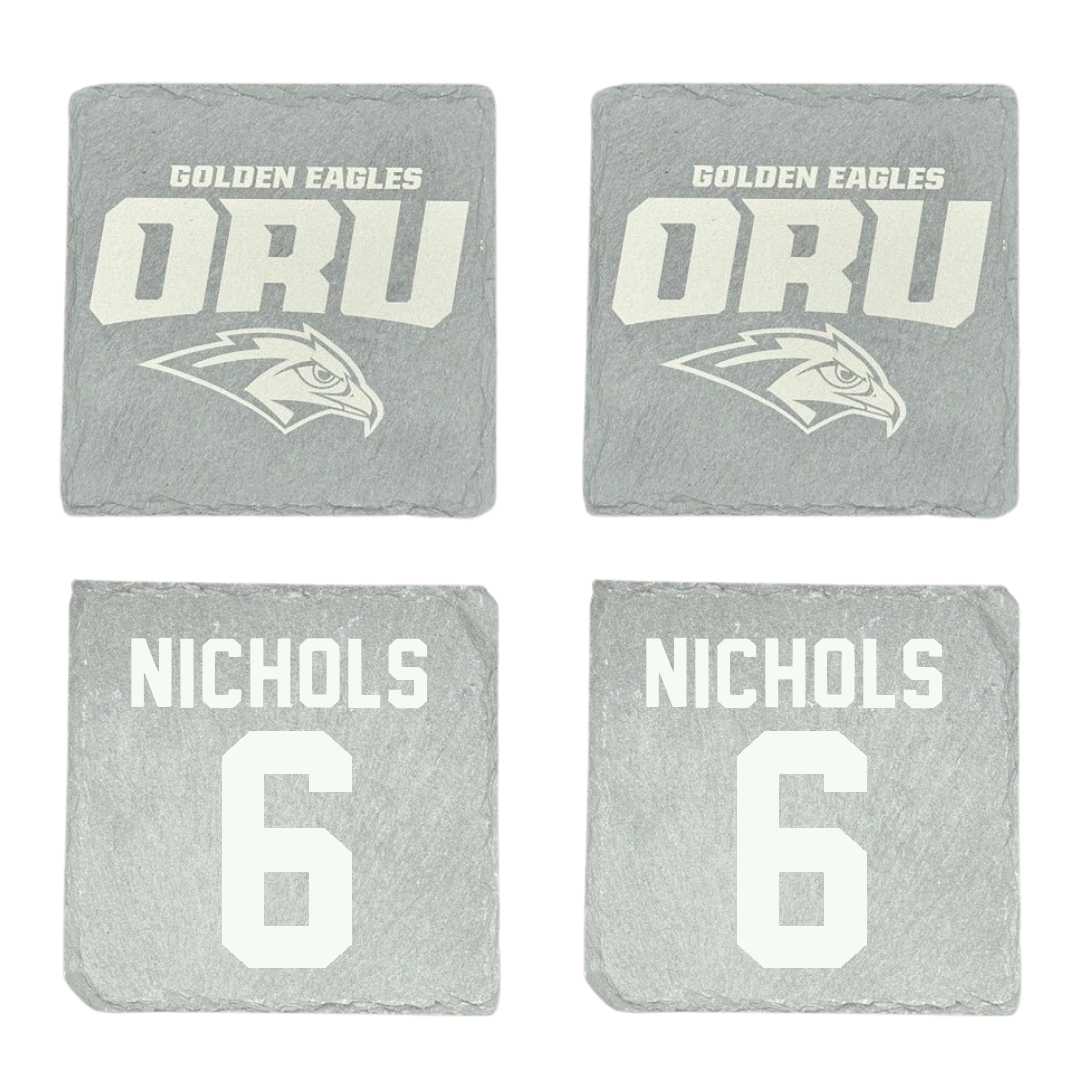 Oral Roberts University Soccer Stone Coaster (4 Pack)  - #6 Haley Nichols