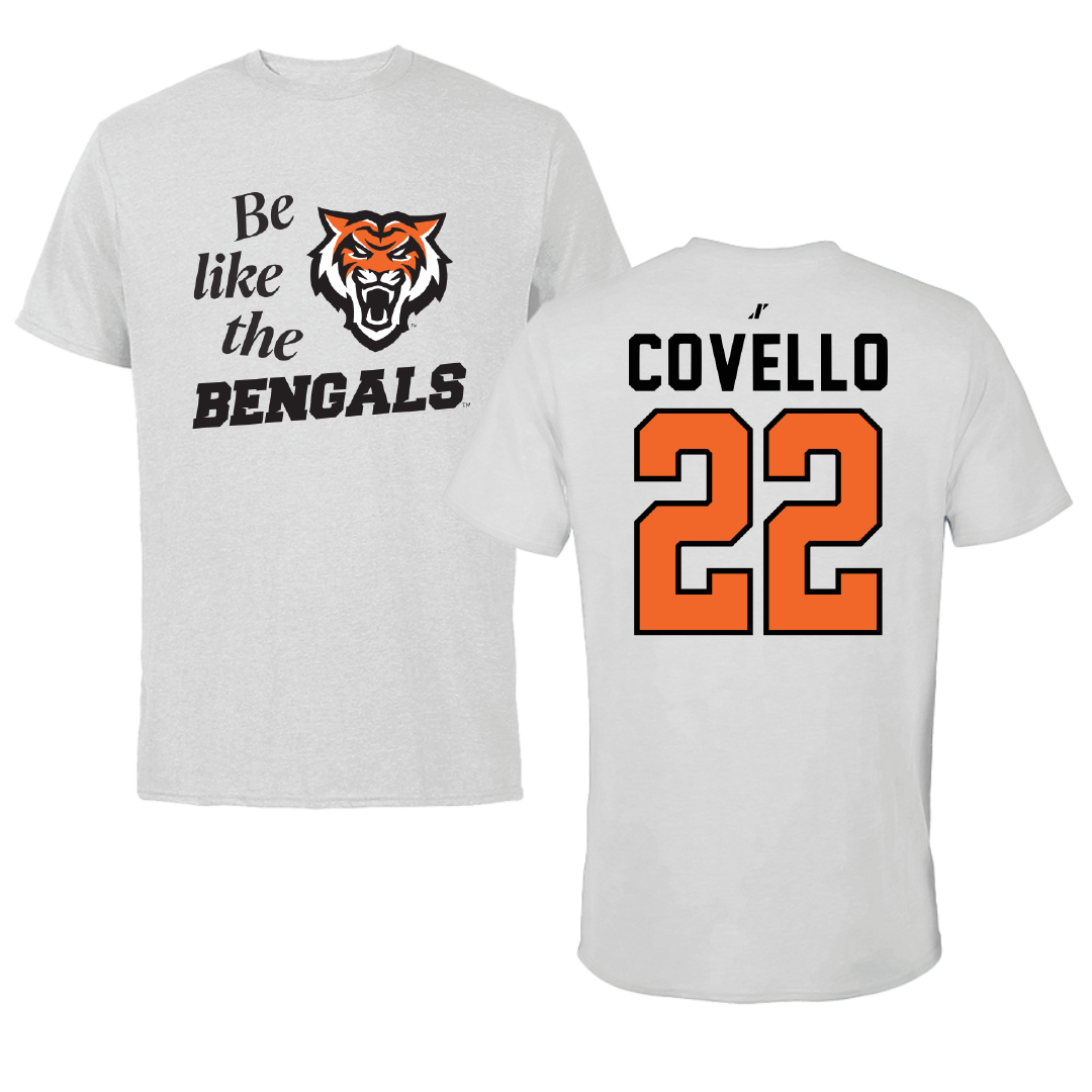 Idaho State University Basketball Light Gray Be Like Us Performance Tee - #22 Sophia Covello