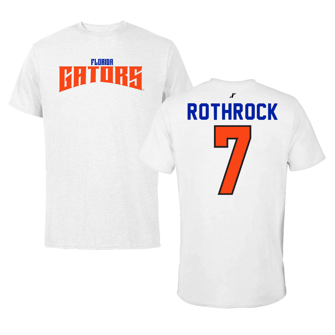 University of Florida Softball White Classic Performance Tee - #7 Keagan Rothrock