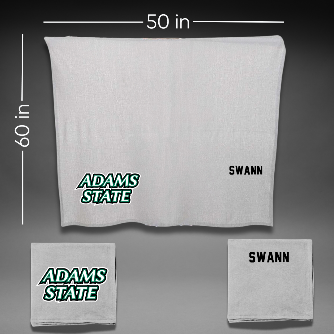 Adams State University TF and XC Gray Blanket - Micah Swann