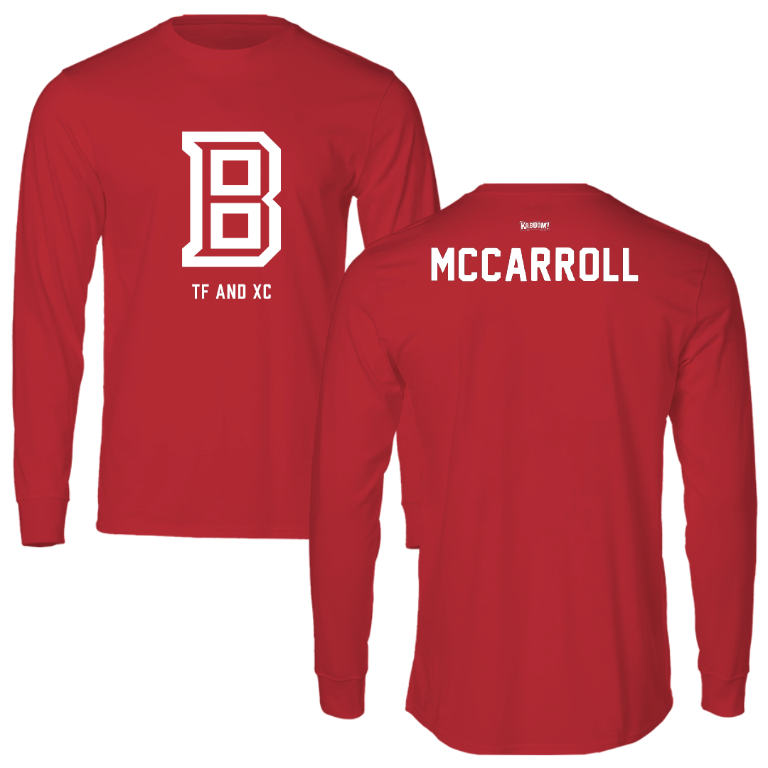 Bradley University TF and XC Red Long Sleeve - Eimear McCarroll