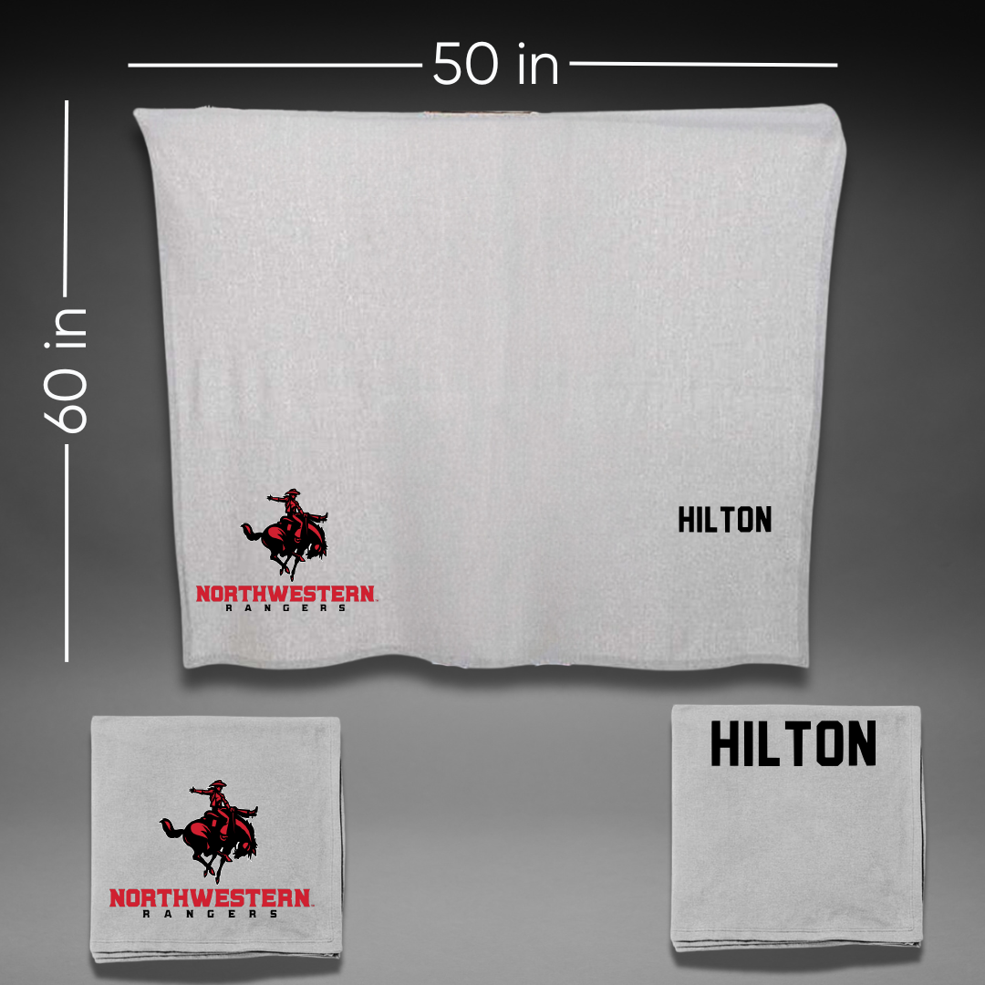Northwestern Oklahoma State University TF and XC Gray Blanket - Diamond Hilton