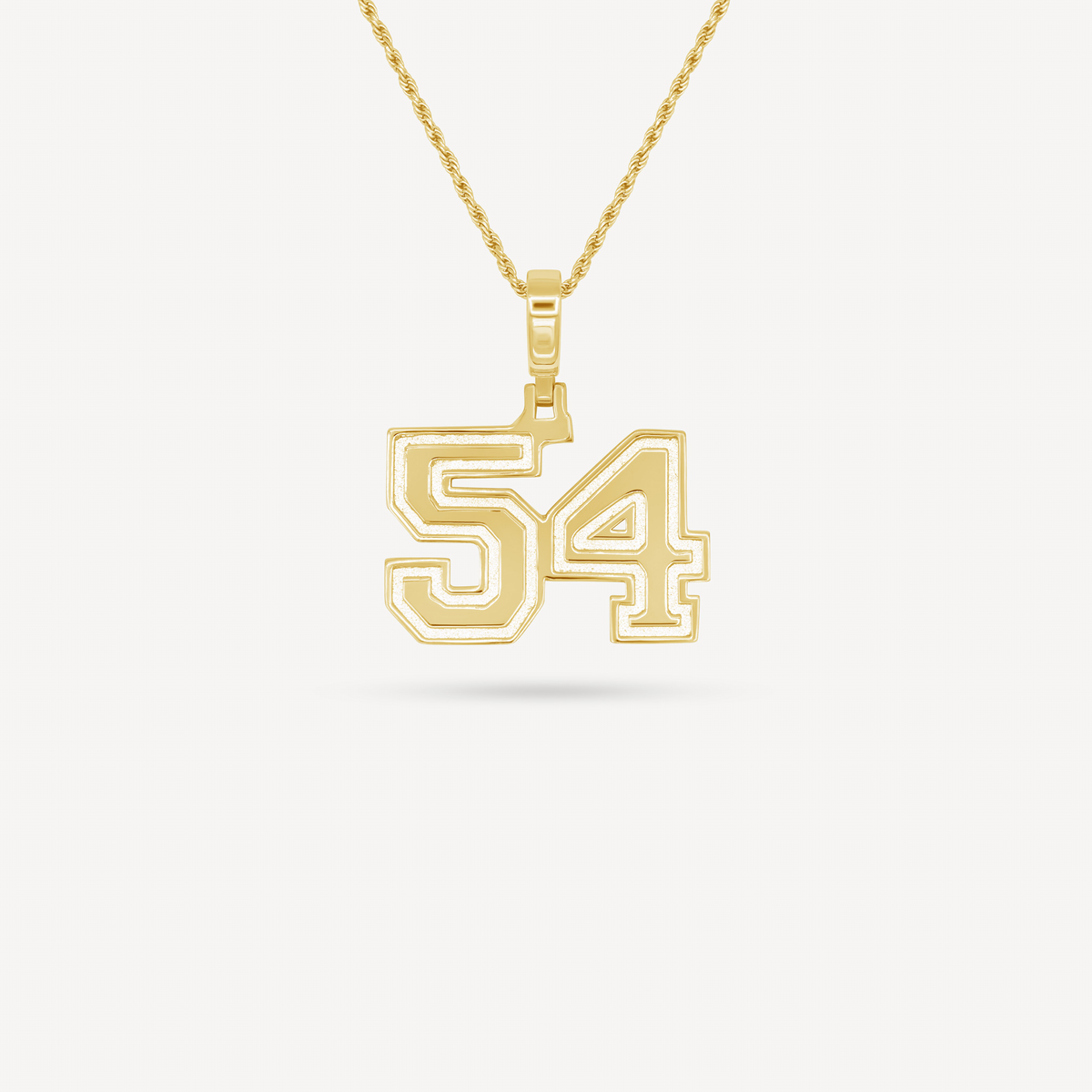 Gold Presidents Pendant and Chain - #54 Tyhler Williams