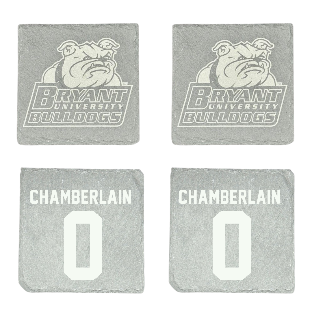 Bryant University Baseball Stone Coaster (4 Pack)  - #0 Liam Chamberlain