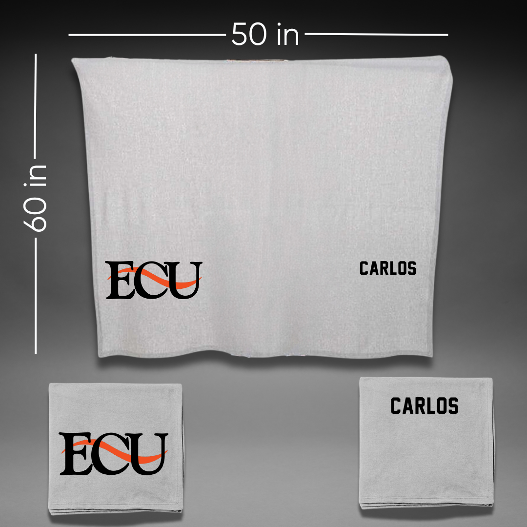 East Central University TF and XC Gray Blanket - Cadence Carlos
