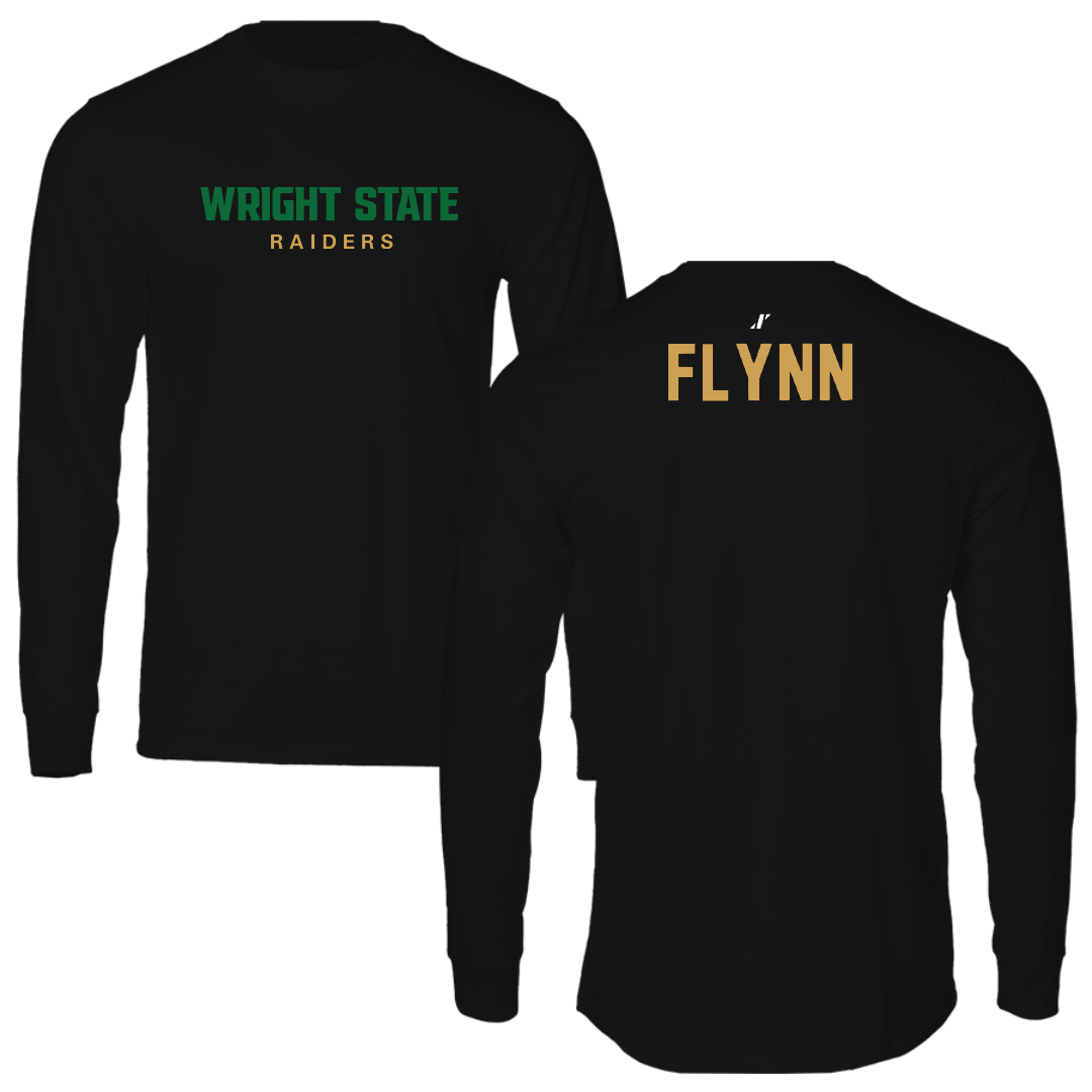 Wright State University Golf Black Performance Long Sleeve - Andrew Flynn