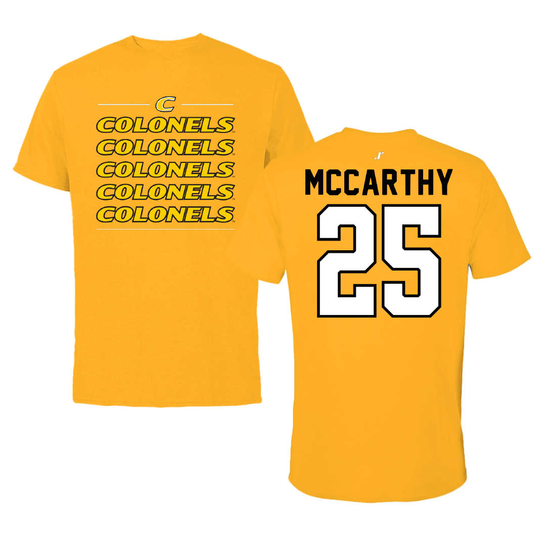 Centre College Soccer Gold General Tee - #25 Zara McCarthy