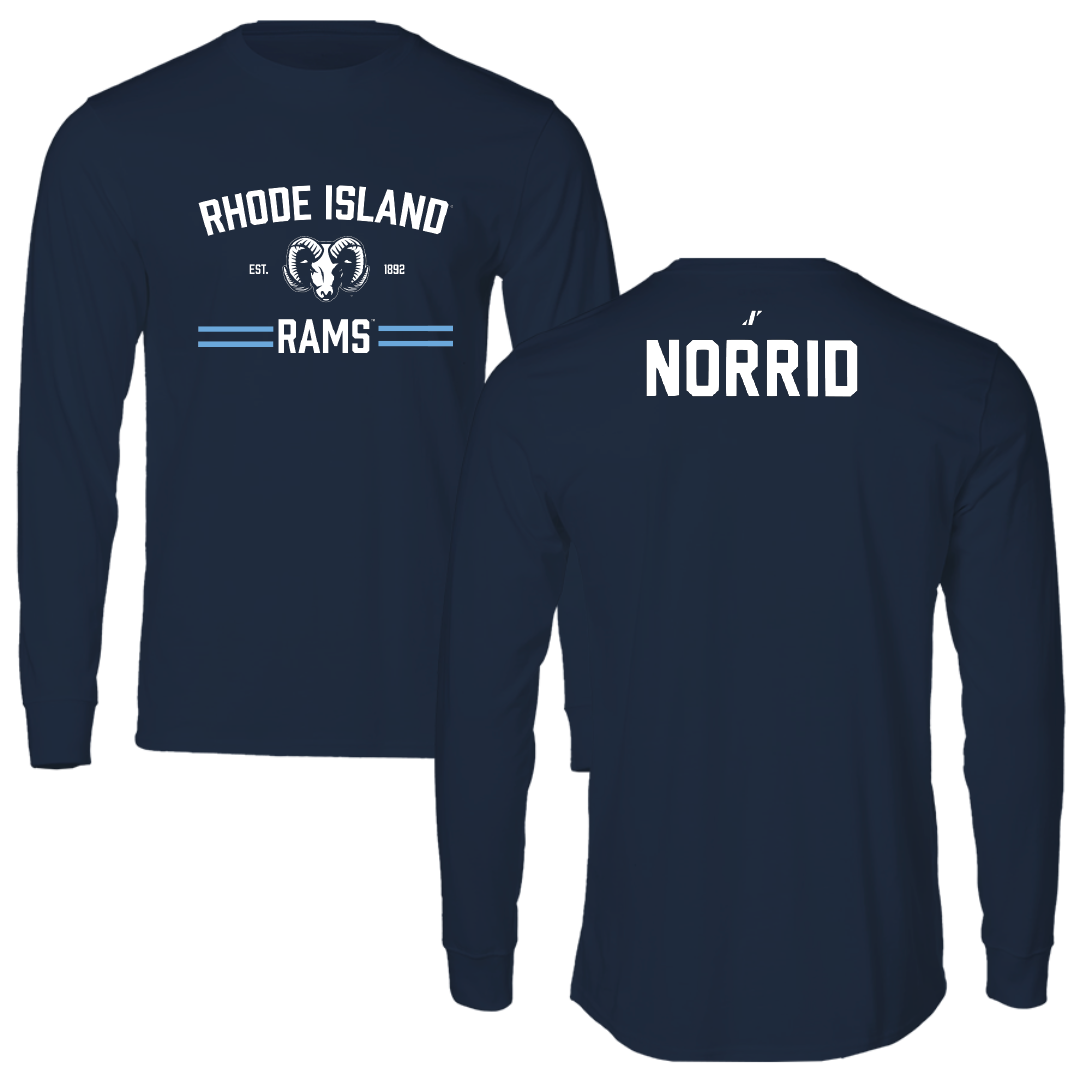 University of Rhode Island Swimming & Diving Navy General Long Sleeve - Logan Norrid