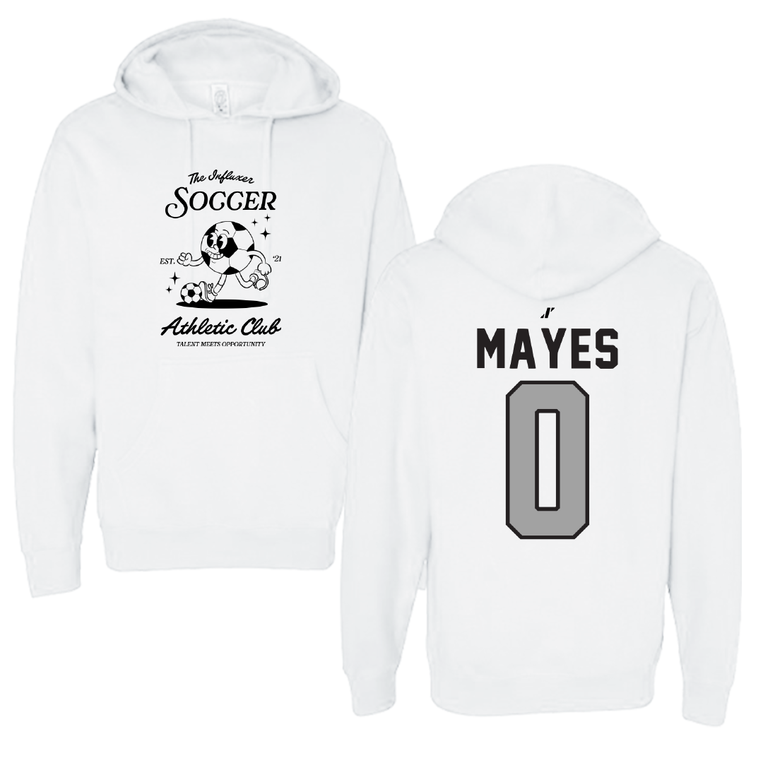 Soccer White Influxer Athletic Club Hoodie - #0 Natalie Mayes