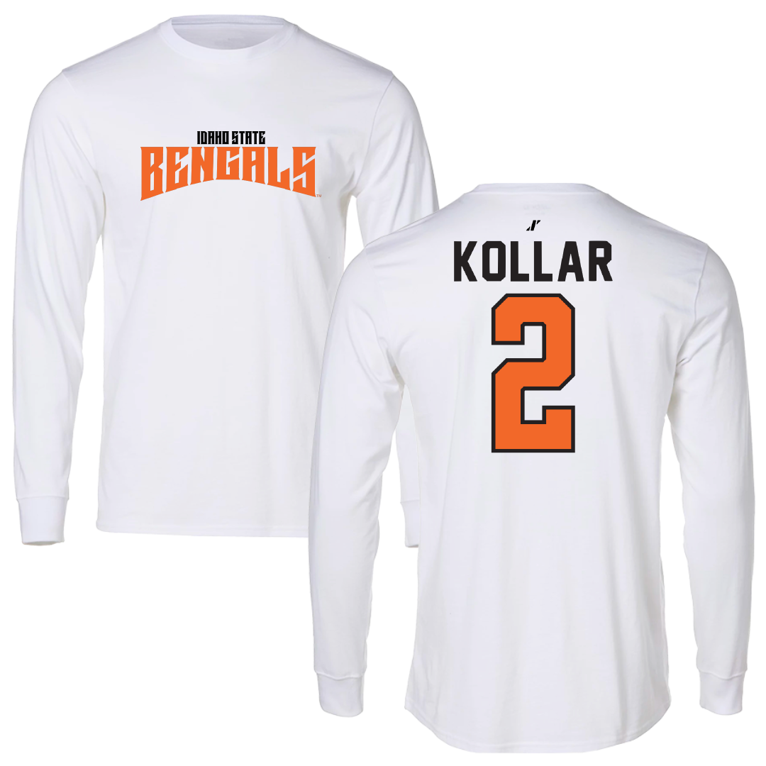 Idaho State University Soccer White Classic Long Sleeve - #2 Camille Kollar