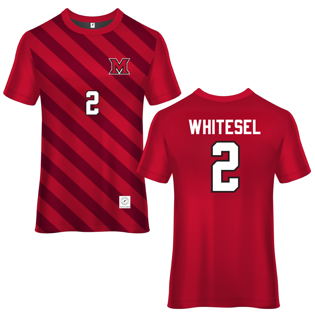 Miami University (Ohio) Red Soccer Jersey - #2 Talia Whitesel