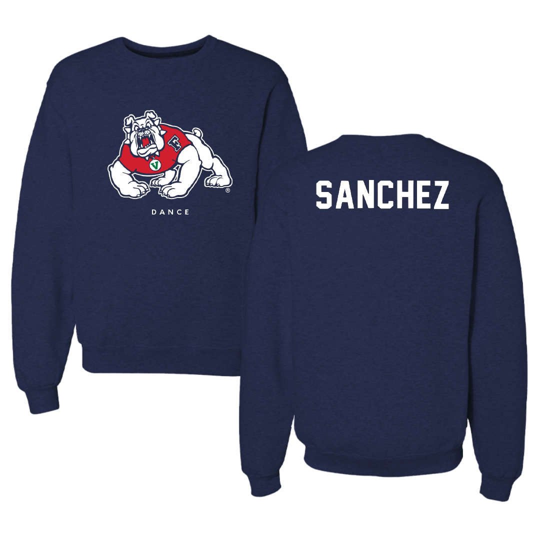 Fresno State University Dance Navy Crewneck - Kenzi Sanchez