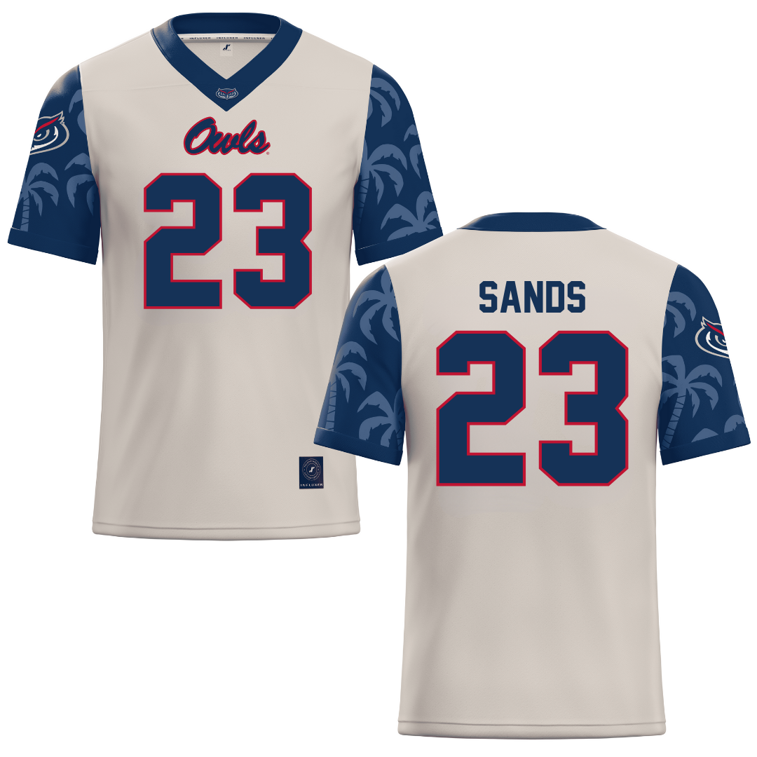 Florida Atlantic University Sand Football Jersey - #23 Gemari Sands