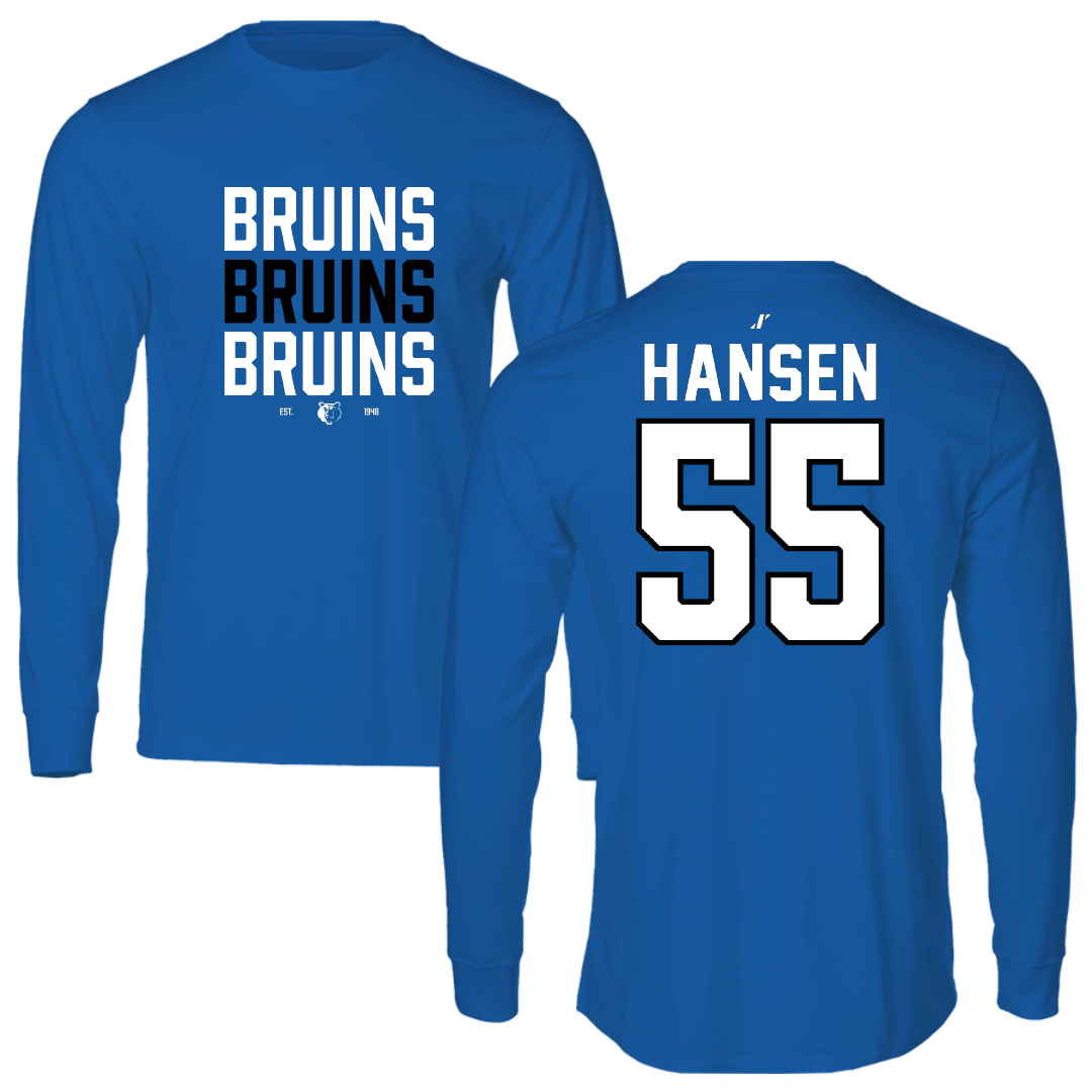 Salt Lake Community College Softball Blue General Long Sleeve - #55 Aubrie Hansen